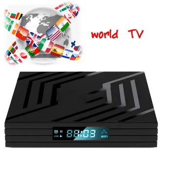 

iptv Android 9.0 iptv Europe Box for Polish arabic spain belgium portugal sweden USA tv box only no channels or App included