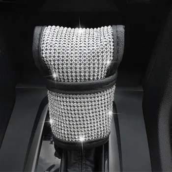 

Diamond Car decoration Bling Seat Belt Cover & Handbrake Cover 5PCS Brand new
