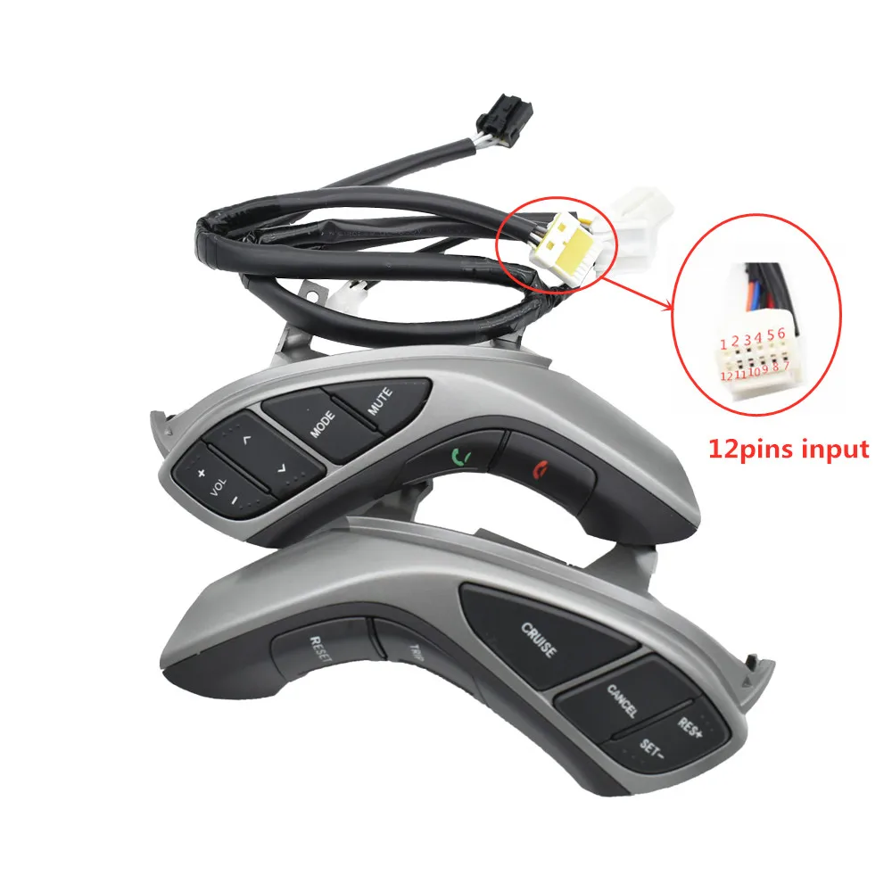 Auto Cruise Switch Audio Bluetooth Retrofit kit for 20132016 Hyundai