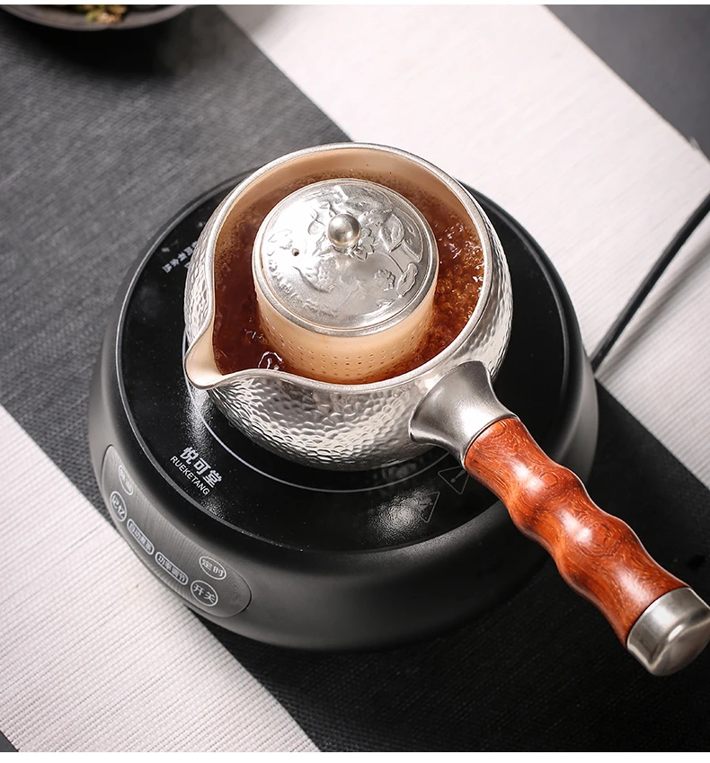 Серебряная сторона горшка горшок керамика чайная плита Бытовая электрическая керамическая печь Электромагнитная духовка чайник электрический