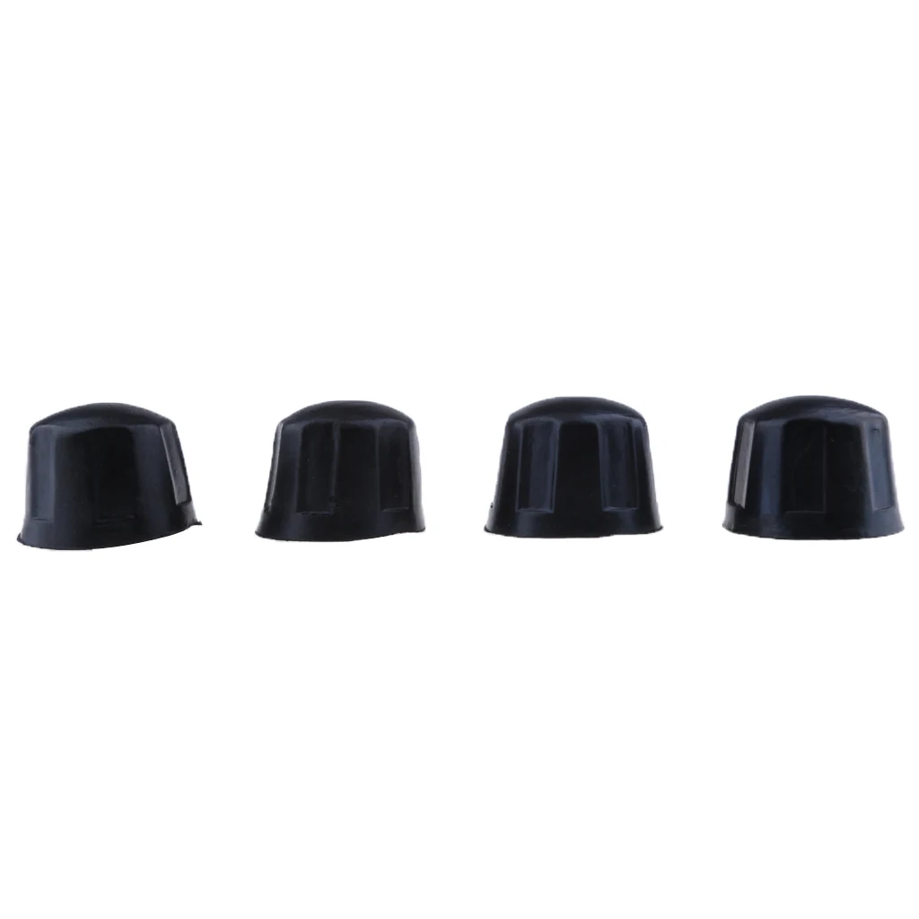 4Pcs Rubber Dust Cover Caps for 50CC 70CC 110CC 125CC Quad Bike ATV (Black)