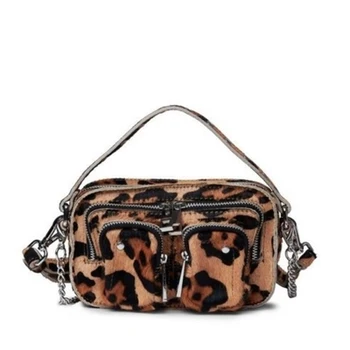 

2020 Leopard Print Handbag Retro Shoulder Messenger Bag Women's Handbag Shoulder Women's Chain Bag