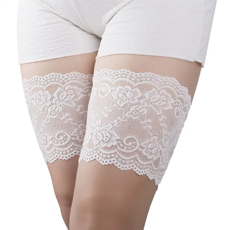 

New Women Lace Thigh bands Anti friction chafing None slip Thigh Garters Summer Sexy Leg Warmers 7 sizes Dropshipping