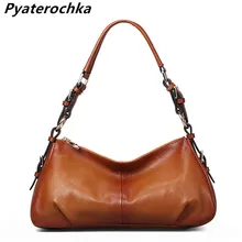 Большая вместительная винтажная сумка на плечо для женщин, Роскошная большая сумка из натуральной кожи, высококачественные женские повседневные сумки