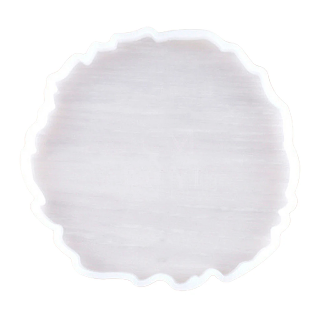 DIY Silicone Coaster Resin Molds, Epoxy Casting Molds Jewelry Making Pendant Mold for Resin, Concrete, Cement, Home Decoration