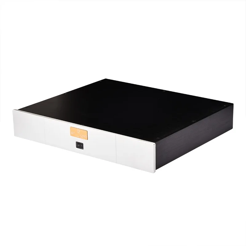 Carcasa de amplificador de aluminio tamaño W430 H70 L358, caja de preamplificador, fuente de alimentación, carcasa de bricolaje