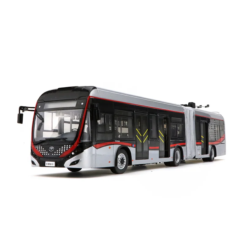 Original Collectible Alloy Model Gift 1:42 Yutong Dual-source Trackless Trolleybus Transit Volume BRT Bus DieCast Toy for | Игрушки и