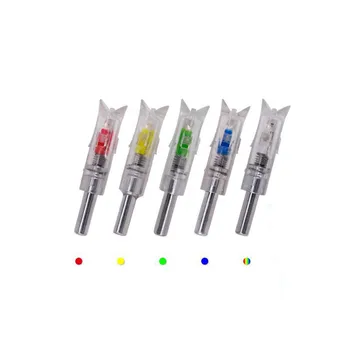 

3pcs Automatically 6.20mm244” Led Lighted Arrow Nock 5 Colors Lighted For Hunting Shooting Recurve Bow Compound Bow