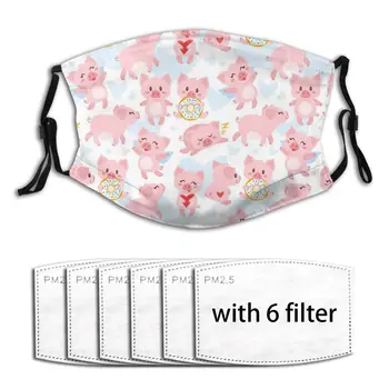 

Anti Haze Pink Pig Outdoor Washable Outdoor Riding Quick-drying Dustproof Keep Warm Mask