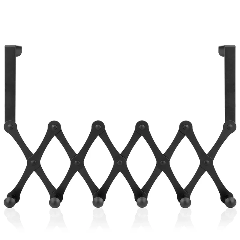 extensible la puerta, 6 para colgar abrigos /batas/sombreros/ropa/toallas|Ganchos y rieles| -
