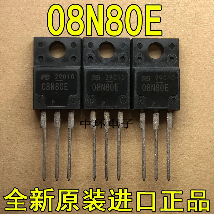 10 шт./лот 08N80E FMV08N80E 8A 800V TO-220Fx m y