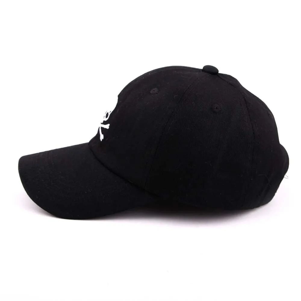 Крутая Мужская и Женская Бейсболка с принтом черепа, бейсболка Snapback, летняя спортивная солнцезащитная Кепка в стиле хип-хоп, регулируемая хлопковая кепка