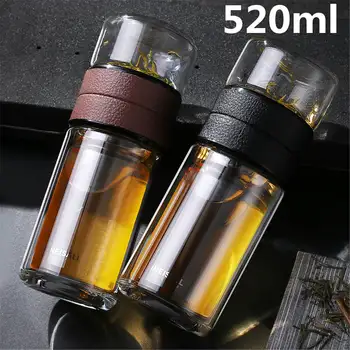 

600ML Insulated Water Bottle Scrub Drinking Tea Coffee Cup Vacuum Flasks Vacuum Thermoses Bottle Drinkware Stainless Travel Mug