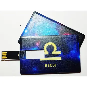 

USB-накопитель Знак зодиака Близнецы, пластиковая карта