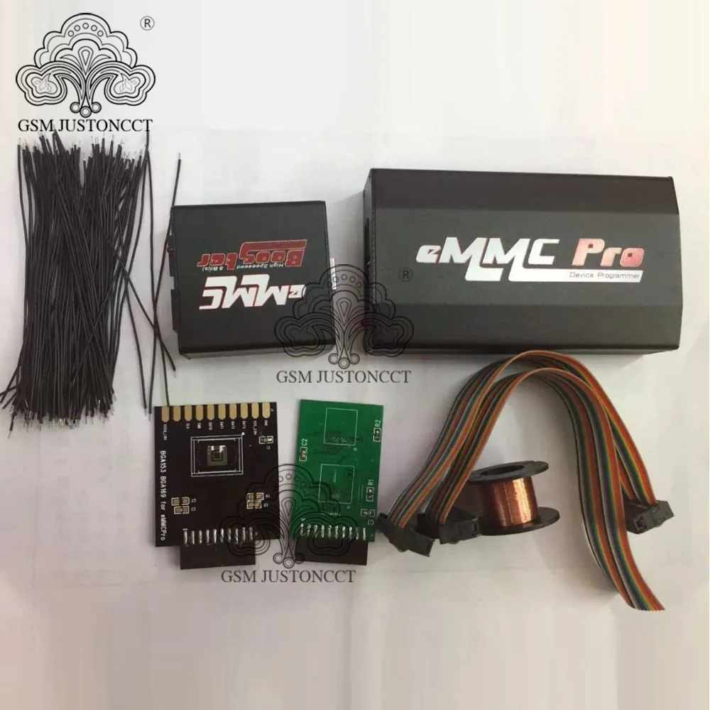 Gsmjustoncct EMMC PRO BOX emmc pro box device программатор с резьбой усилитель Werkzeug Funktionen und Jtag Riff Box |