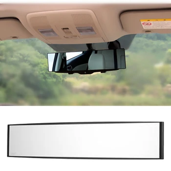 

Car Rearview Mirror Large Field Interior Curved Mirror 300mm Wide Curve Inner Clip On Rear View Universal Auto Wide Angle Mirror