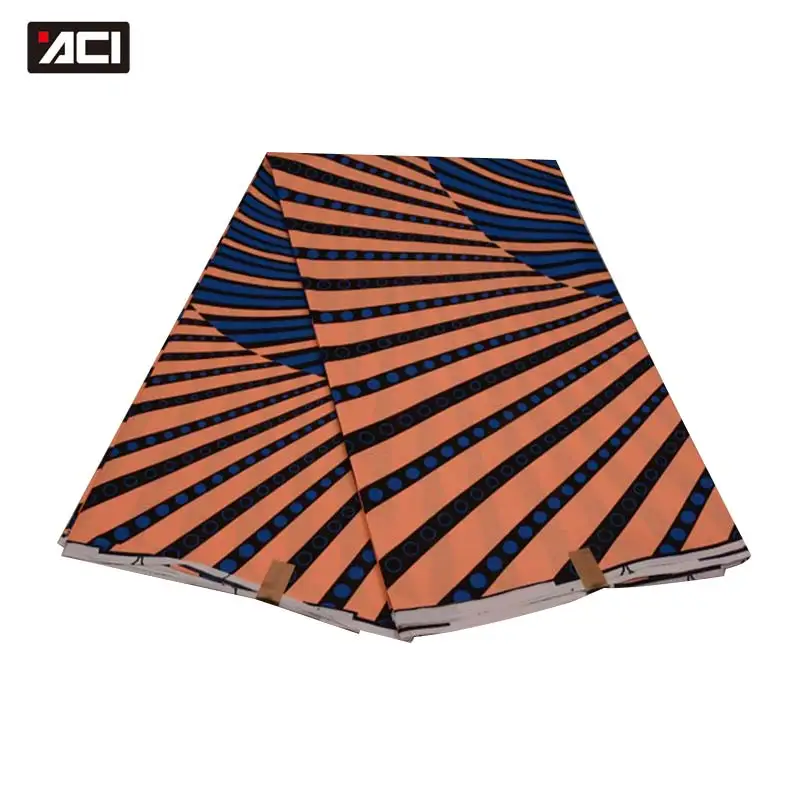 

ACI Best Selling African Wax Prints Fabric 6 Yards Ankara Nigeria Wax Tissu Africain Batik Wax Fabric Patchwork For Party Dress