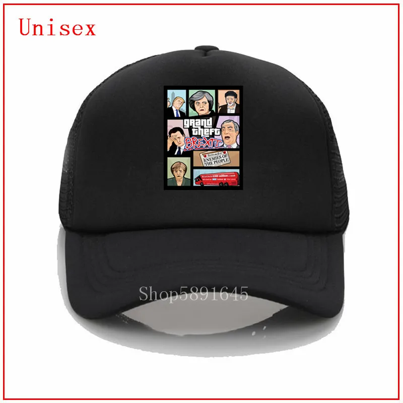 100% Cotton Grand Theft Brexit Britain Merkel Trump GTA Dad Hat Embroidery Brand Baseball Cap Snapback Hip Hop for Men Women |
