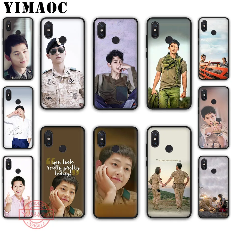 YIMAOC Descendants Of The Sun Song Joong Ki Soft Case for Xiaomi Mi 10 9 8 SE 6 A1 A2 A3 Lite F1 9T Pro CC9E Max 3 | Мобильные