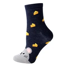 Wolady носки забавная стильная футболка с изображением персонажей видеоигр банана комплект авокадо лимон яйцо печенья пончиков Еда Happy обувь в японском стиле Харадзюку на катания на скейтборде