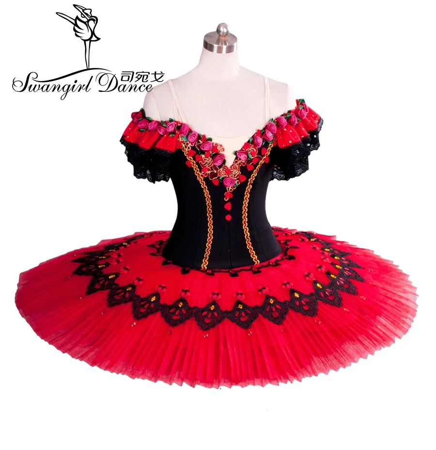 red ballet Tutu adult classical ballet tutu for performance professional ballet tutu for girls dance costumes BT8957