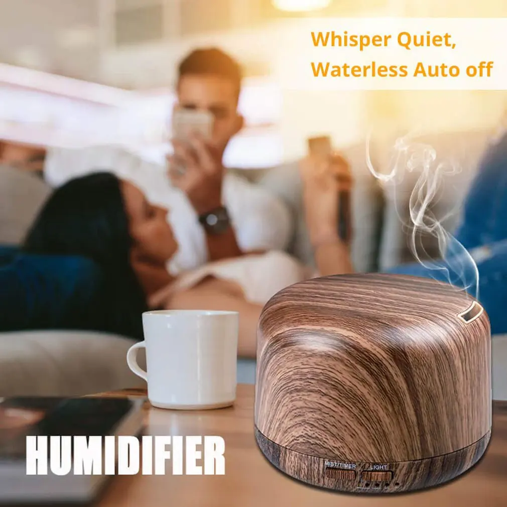 300ml Aroma Essential Oil Diffuser Ultrasonic Air Humidifier Electric Mist Aromatherapy Machine with Remote Control