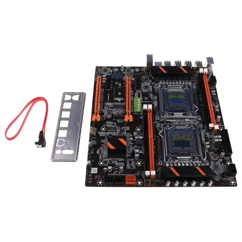 X79 Dual CPU LGA2011 Motherboard E5 4DDR3 DIMM Desktop Computer Mainboard