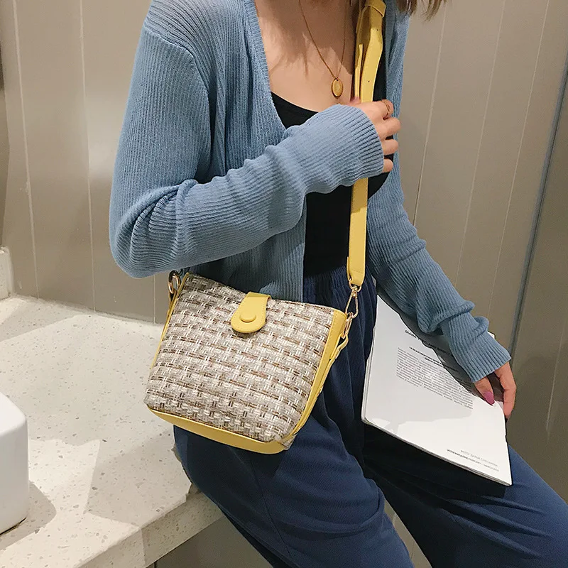 

Messenger Bags Chain Shoulder-Bag Handbag Metal Women Casual PU W3 Sequins AB