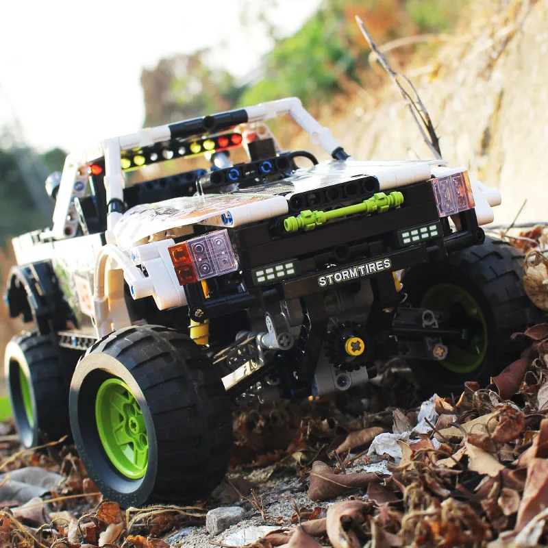 Technic Series 4X4 Строительные блоки для внедорожников, набор классических автомобильных блоков, совместимых с 42099 рождественскими подарочными игрушками