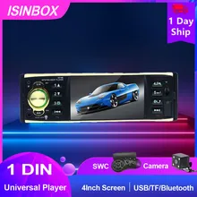 автомагнитола, магнитола 1 Din с TFT экраном 4.1'', автомагнитола Bluetooth, FM-радио, MP3-плеером, камерой заднего вида, пультом дистанционного управлени...