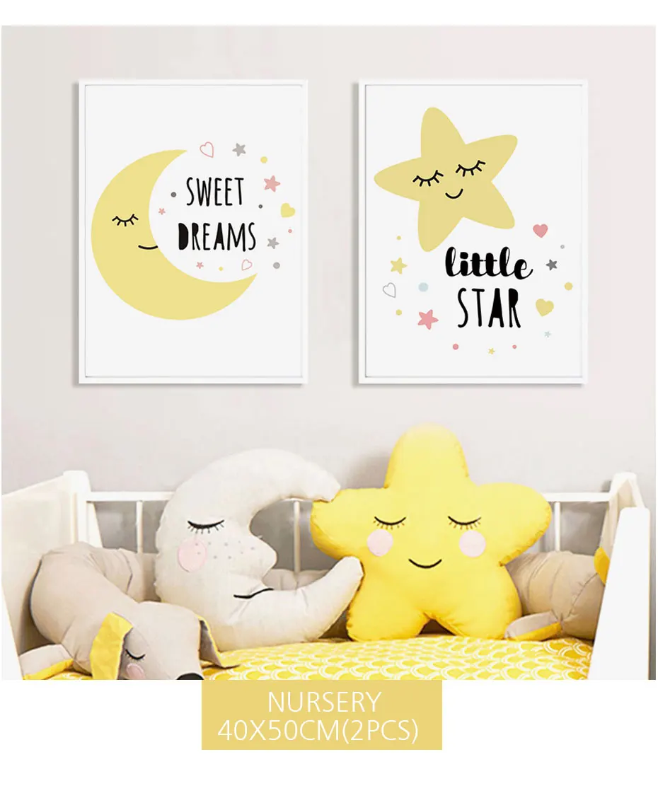 yellow nursery decor