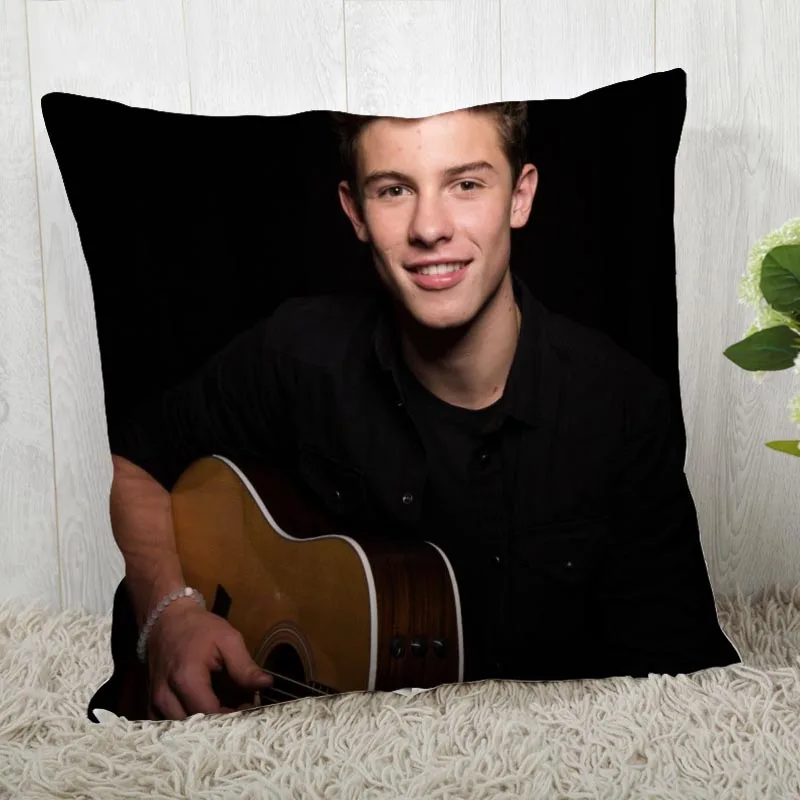 Best Shawn Mendes декоративная Свадебные наволочки на подушку индивидуальный подарок для(с одной стороны) наволочки с принтом - Цвет: 2