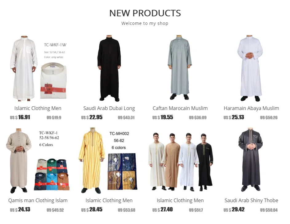 Saudi Arab Dubai Long Jubba Thobe for Man Muslim Islamic Traditional Clothing Long Robe Loose Kaftan Summer Long Sleeve Cotton