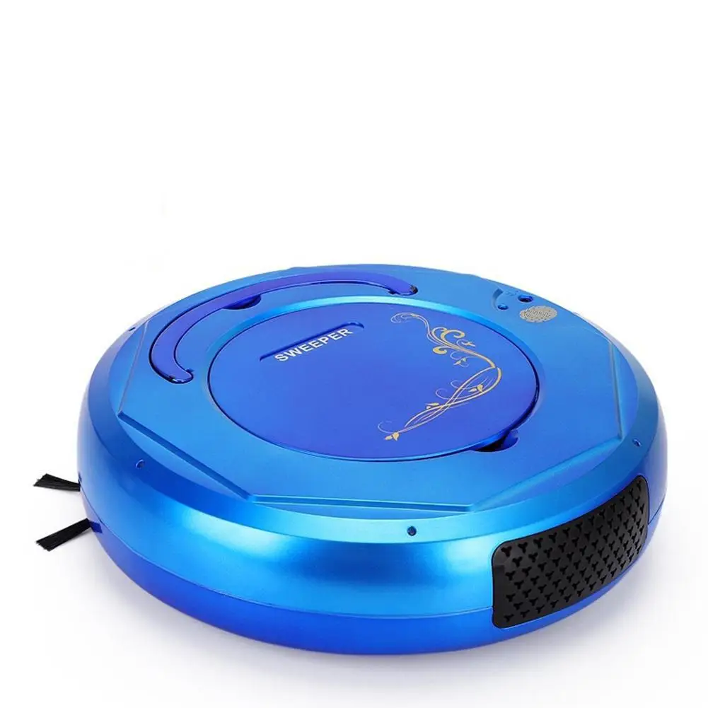 Blue Usb зарядка Многофункциональный Умный пылесос для пола подметальный робот-пылесос - Цвет: Blue