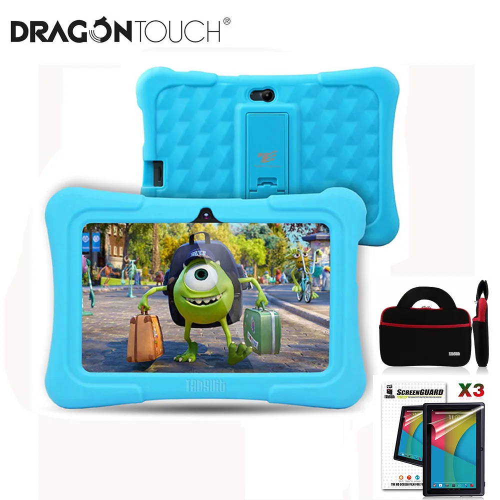 Детский планшет Dragon Touch Y88X Plus экран 7 дюймов 16 ГБ четырёхъядерный Android 8 1|Планшеты| |