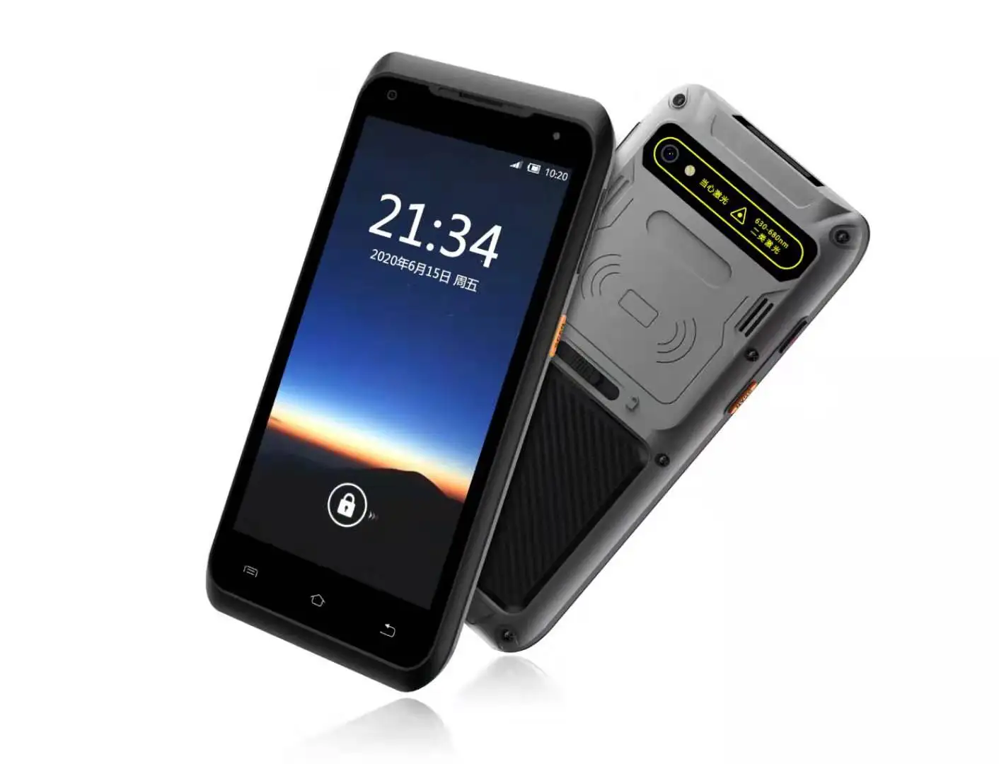 CARIBE New Android 8.1 PDA Rugged Handheld Terminal Data Collector Wireless 1D 2D QR Laser Barcode Scanner Reader laser scanner