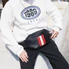 Male Fanny Pack Man Belt Pouch Street Hip Bag High Capacity Banana Bags Leather Waist Bag Fashion Brand Chest pack Purse YB102 ► Photo 3/6