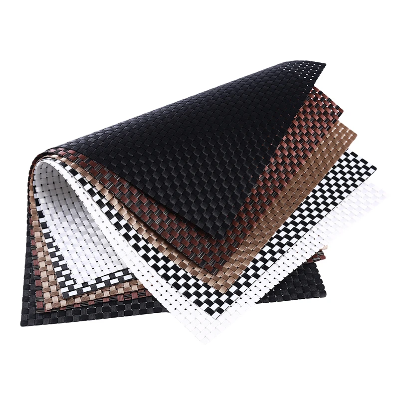 PVC Dining Place Mat Non-slip Table Placemat Heat-resistant Cup Coasters Decoration Home Pad Coaster Kitchen Accessories