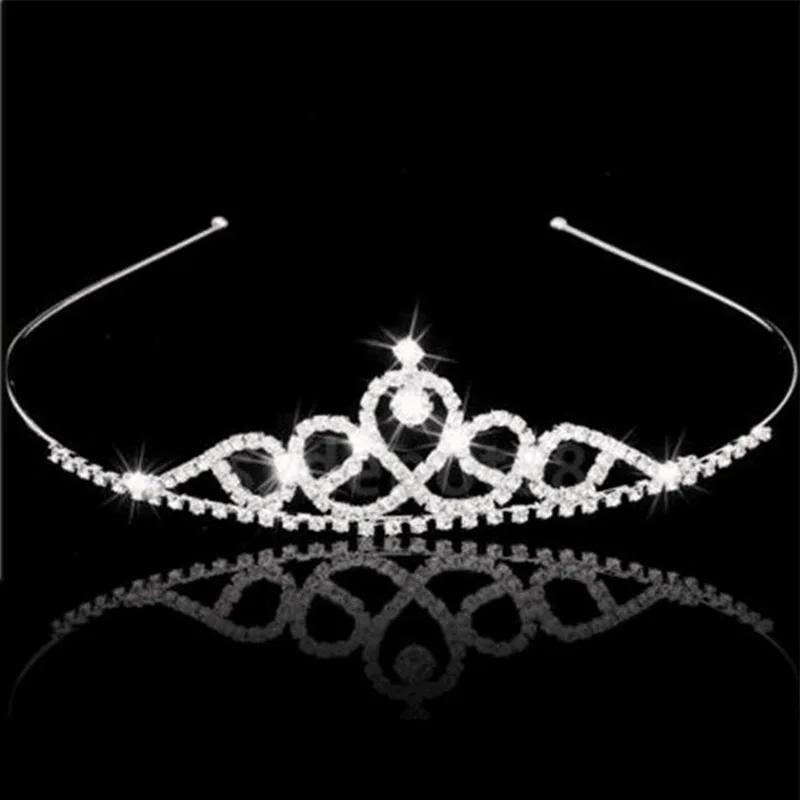 

Fine Hair Accessories 2019 Trend Crown Head Ring Bride Wedding Wear Jewelry Sweet Princess Temperament Crown Hair Accessories