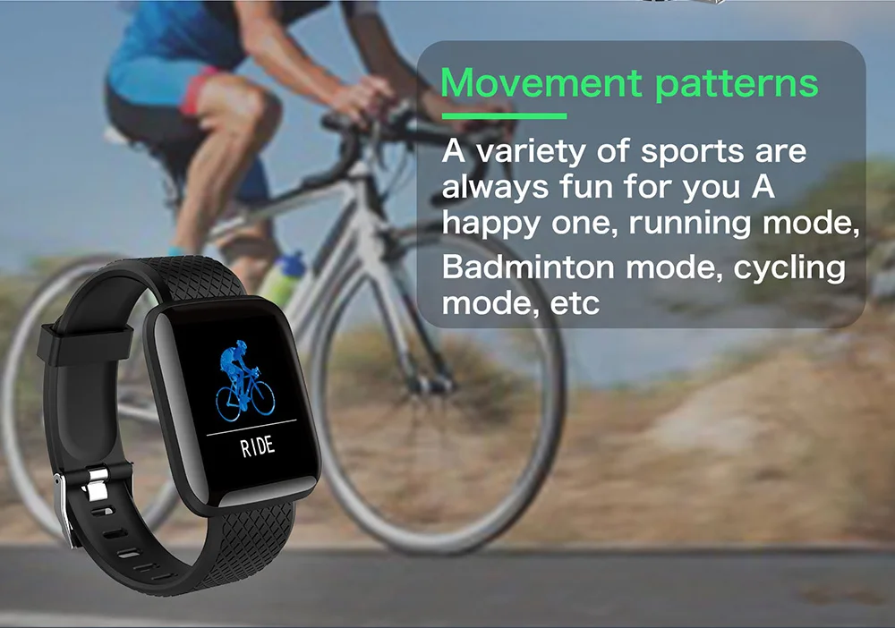 116plus Smart Watch Bluetooth Pedometer Multifunction USB Direct Charge Sports Bracelet