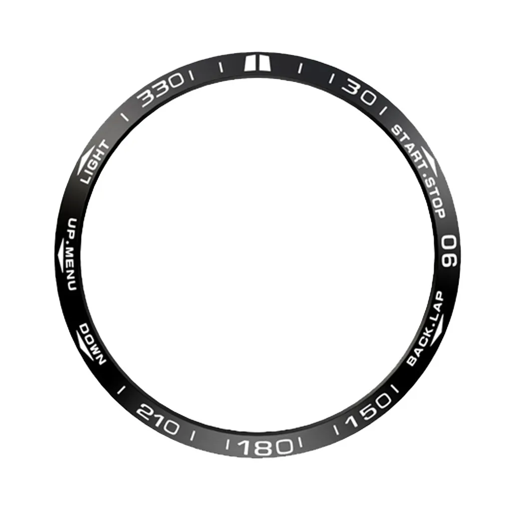E Аксессуары для часов Ouhaobin, кольцо с ободком из нержавеющей стали для Garmin Fenix 5/5 Plus, клейкий чехол для часов с защитой от царапин 1206#2 - Цвет: E