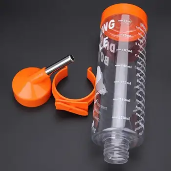 

Portable 250ML Pet Drink Stainless Steel Automatic Water Fountain Bottle Rabbit Hamster