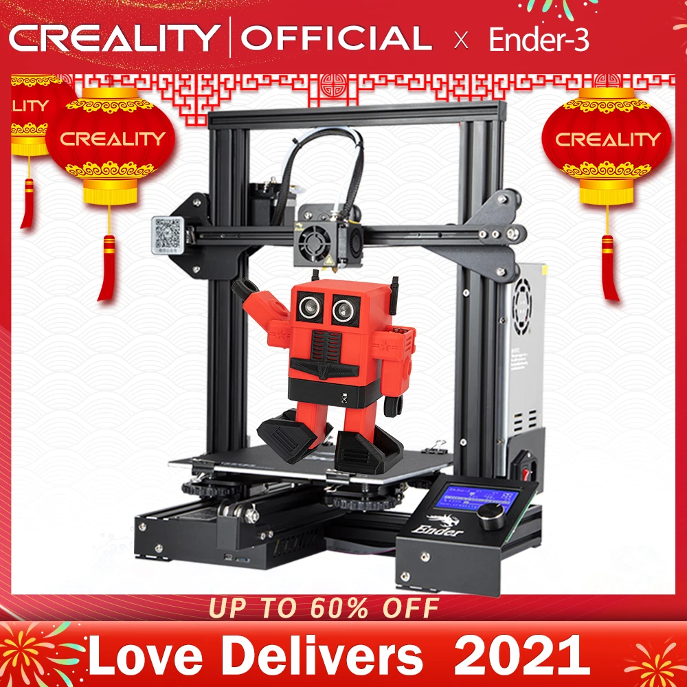CREALITY 3D Printer Ender 3/Ender 3X Upgraded Optional,V slot Resume Power Failure Printing Masks