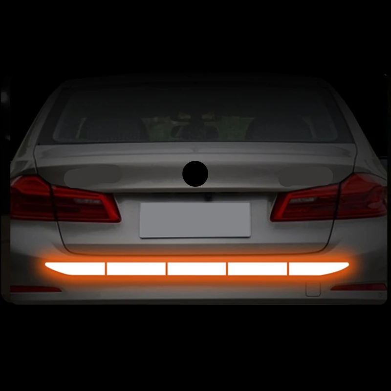Reflectante Reflector Sticker Car Exterior Accessories Adhesive Reflective Tape Reflex   Exterior Warning Strip Protect Car Body