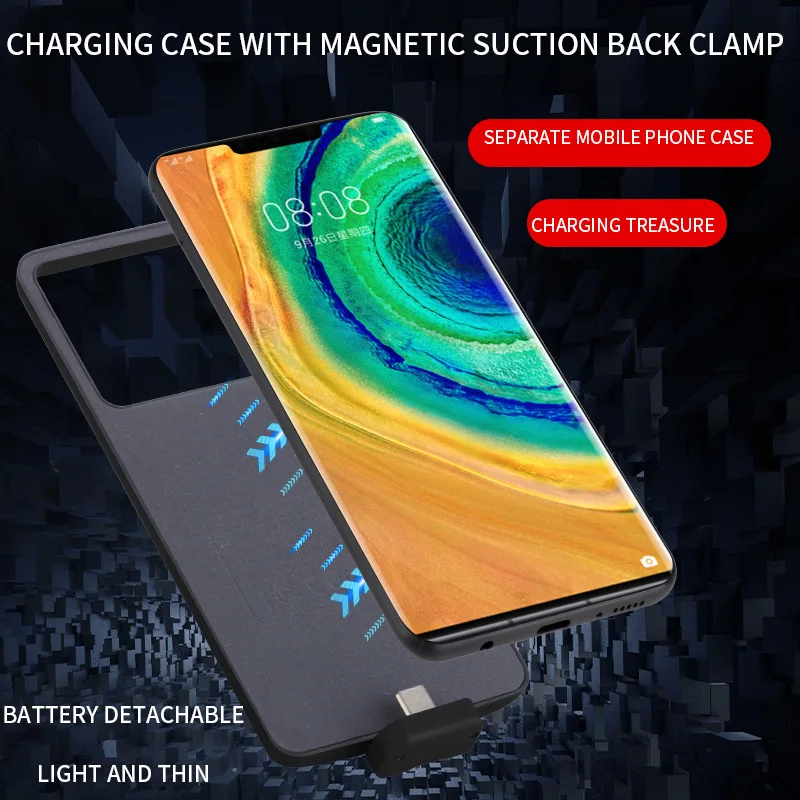 Чехол для внешнего аккумулятора 7000 мАч для Hauwei mate 30 30 Pro, переносной чехол для зарядки, запасное зарядное устройство 30pro