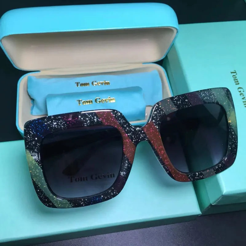 Цветные новые Квадратные Солнцезащитные очки 145 мм женские роскошные брендовые дизайнерские классические солнцезащитные очки Женские Ретро Винтажные Солнцезащитные Очки