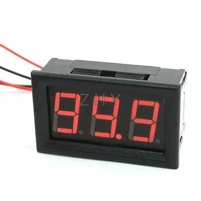 DC 0-100A 3 цифровой красный светодиод дисплей цифровой амперметр