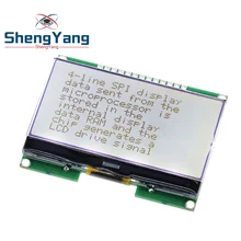 ShengYang 1 stücke Lcd12864 12864-06D, 12864, LCD modul, COG, mit Chinesischen schrift, dot matrix bildschirm, spi-schnittstelle