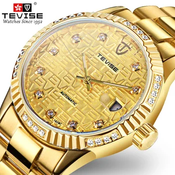 

Switzerland TEVISE Full-Automatic Mechanical Men Watch Top Brand Fashion Calendar Luminous Waterproof Wristwatch Reloj Hombre