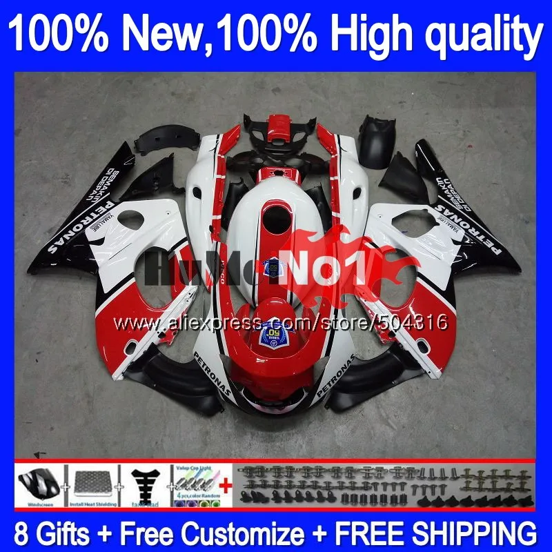 YZF 600R для YAMAHA Thundercat YZF-600R 39MC. 40 красный, белый YZF600R 2002 2003 2004 2005 2006 2007 96 02 03 04 05 06 07 обтекатель - Цвет: No. 1